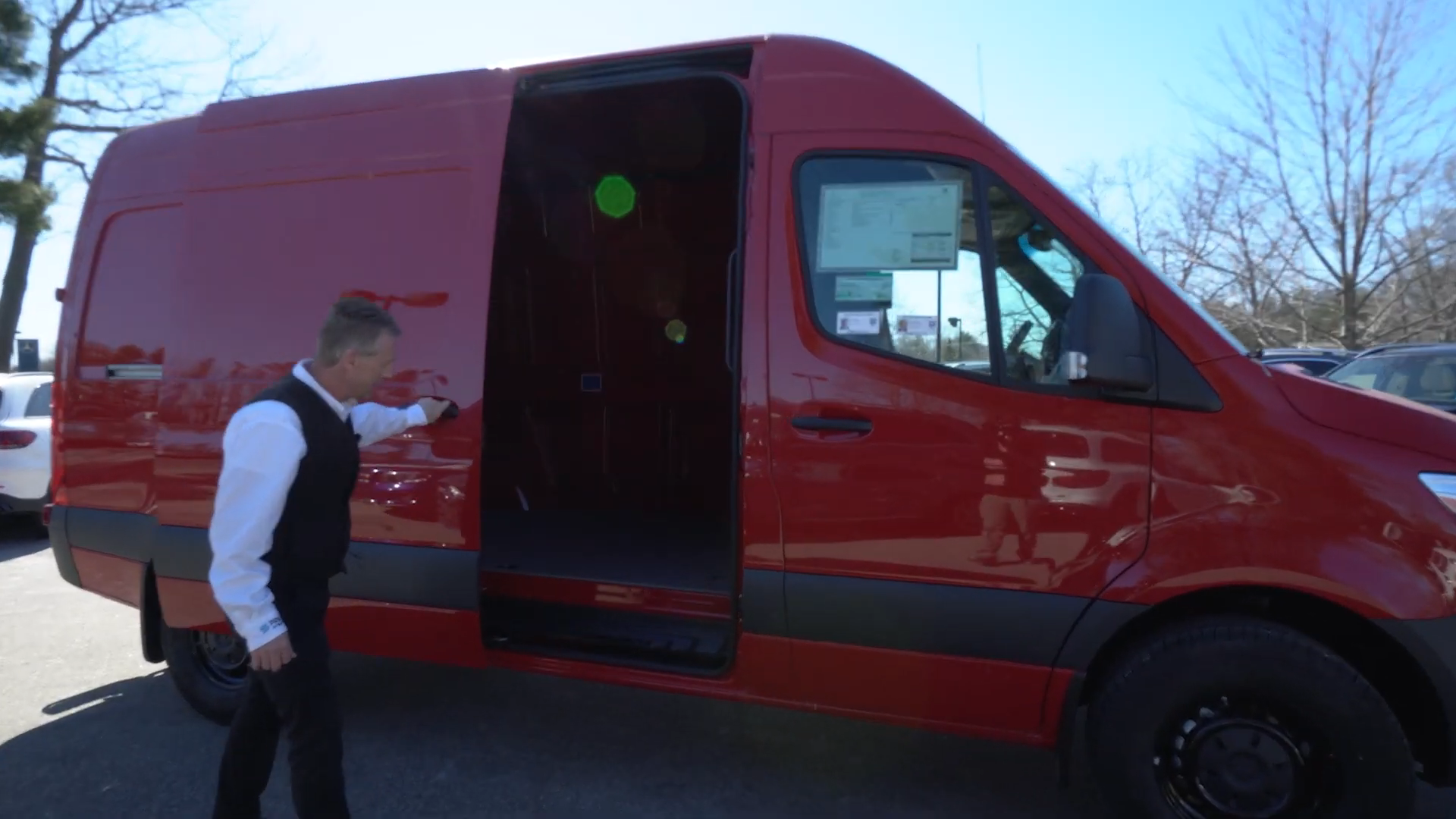 NEW 2021 Sprinter Cargo Van lease at AutoLux sales and leasing