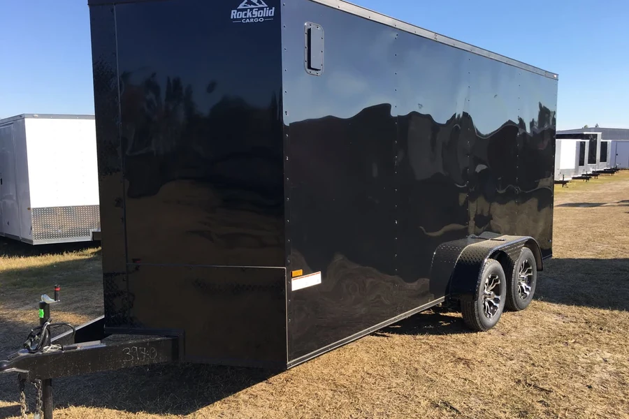 Black Rock Solid Cargo tandem-axle enclosed cargo trailer