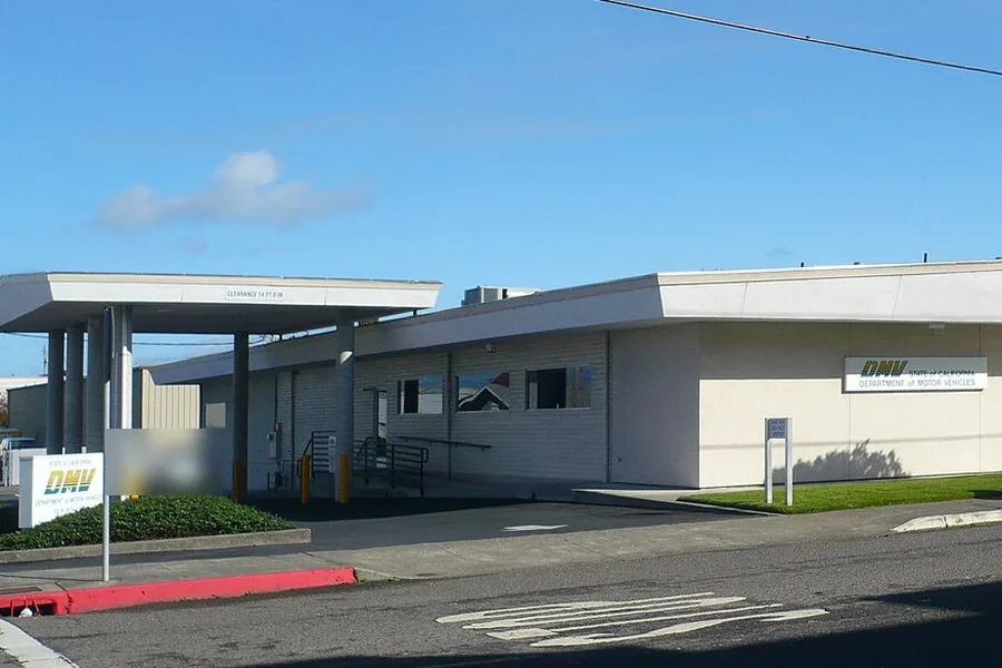 California DMV field office exterior